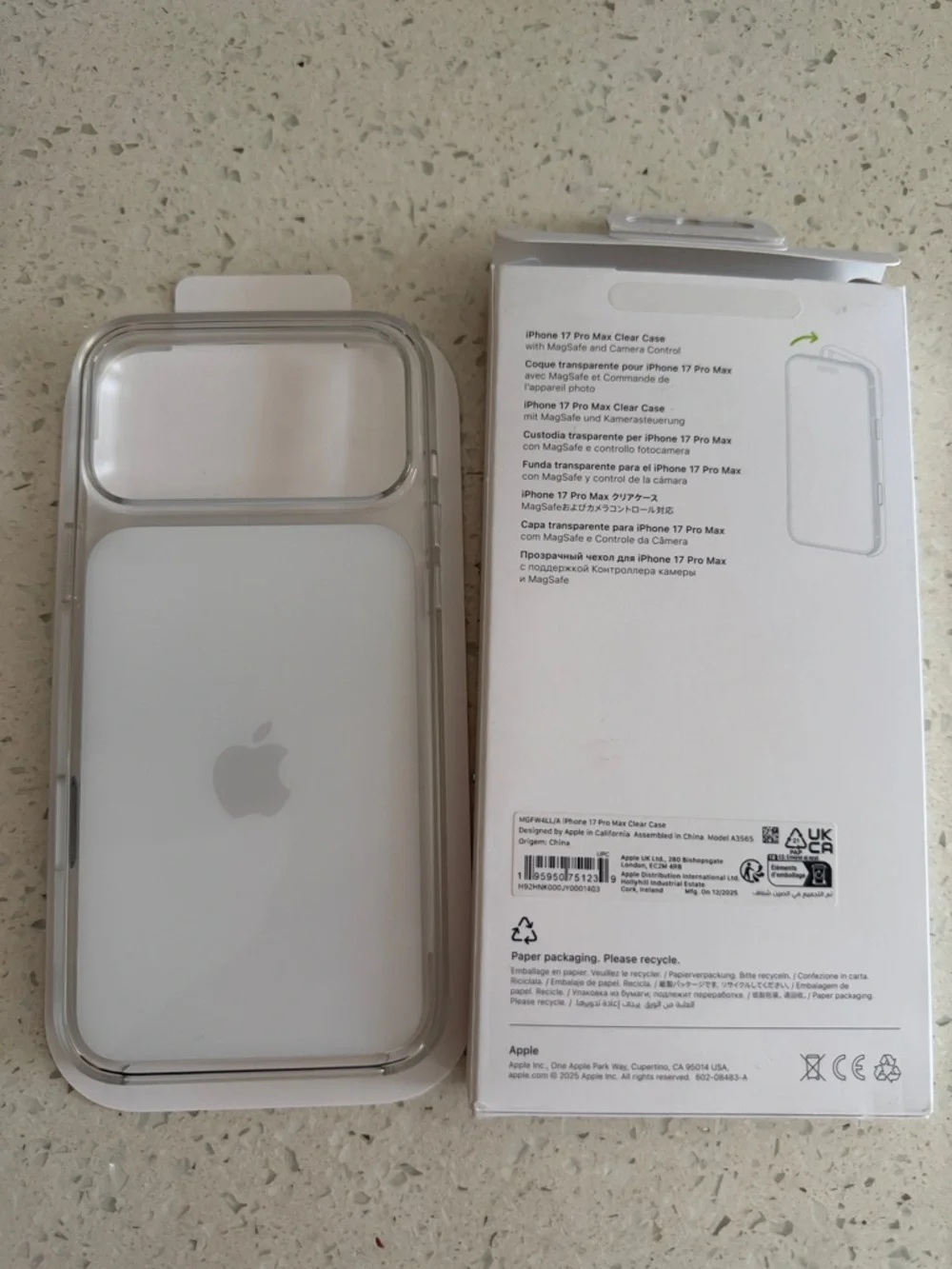 Apple iPhone 17 Pro Max Clear Protective Case - Transparent